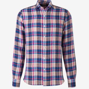 Camisa Lino Cuadros