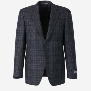 Americana Motivo Cuadros Lana