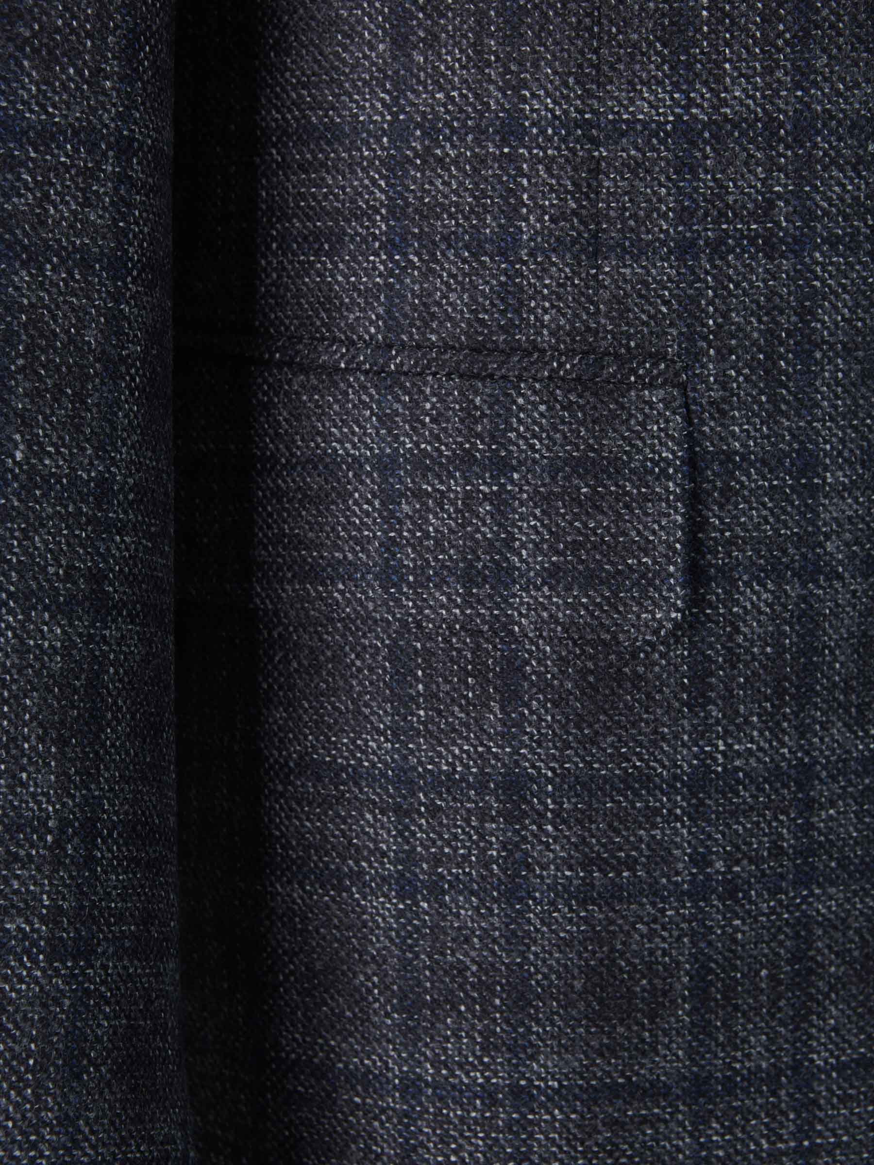 Americana Motivo Cuadros Lana - Imagen 4