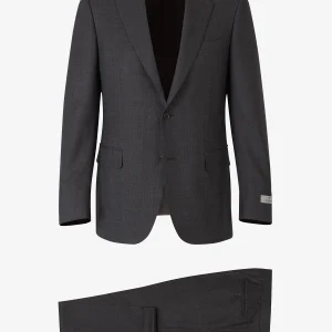 Traje con microcuadro