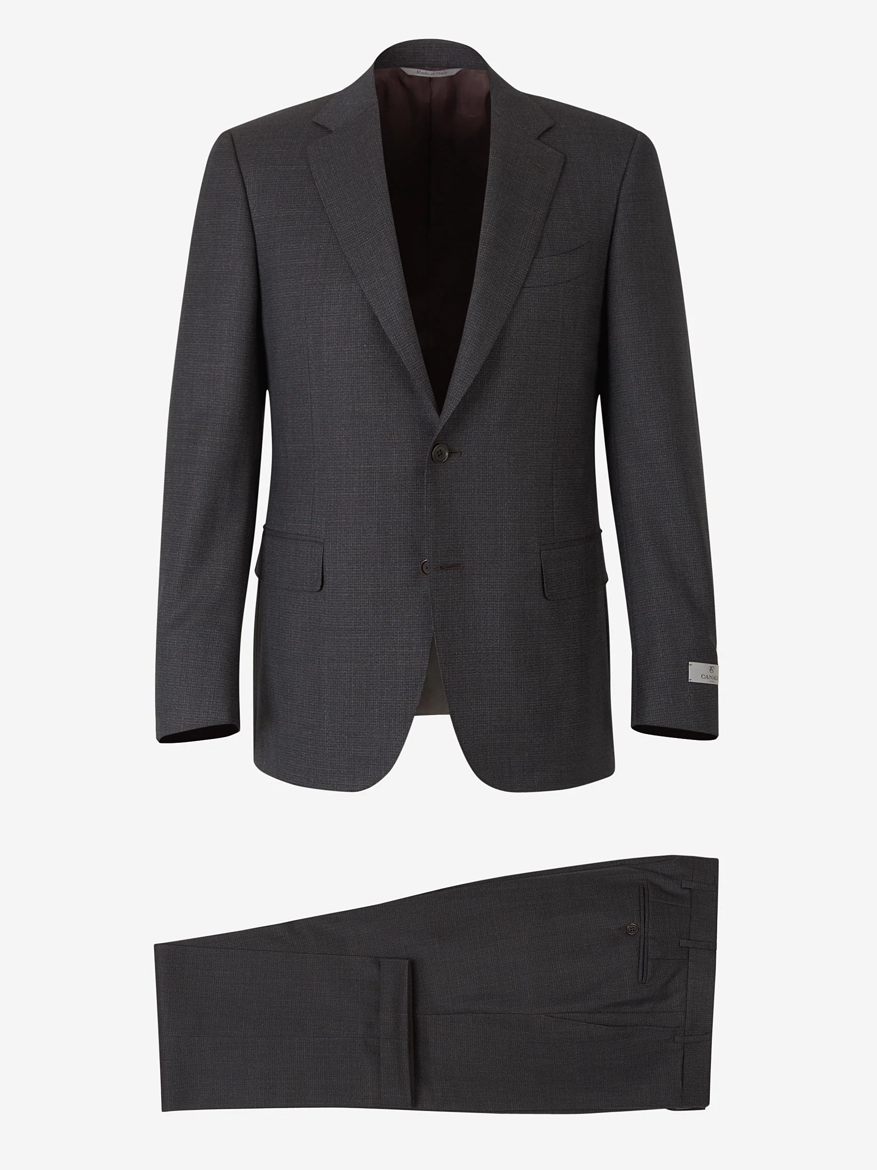 Traje con microcuadro