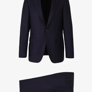 Traje Motivo Rayas Lana