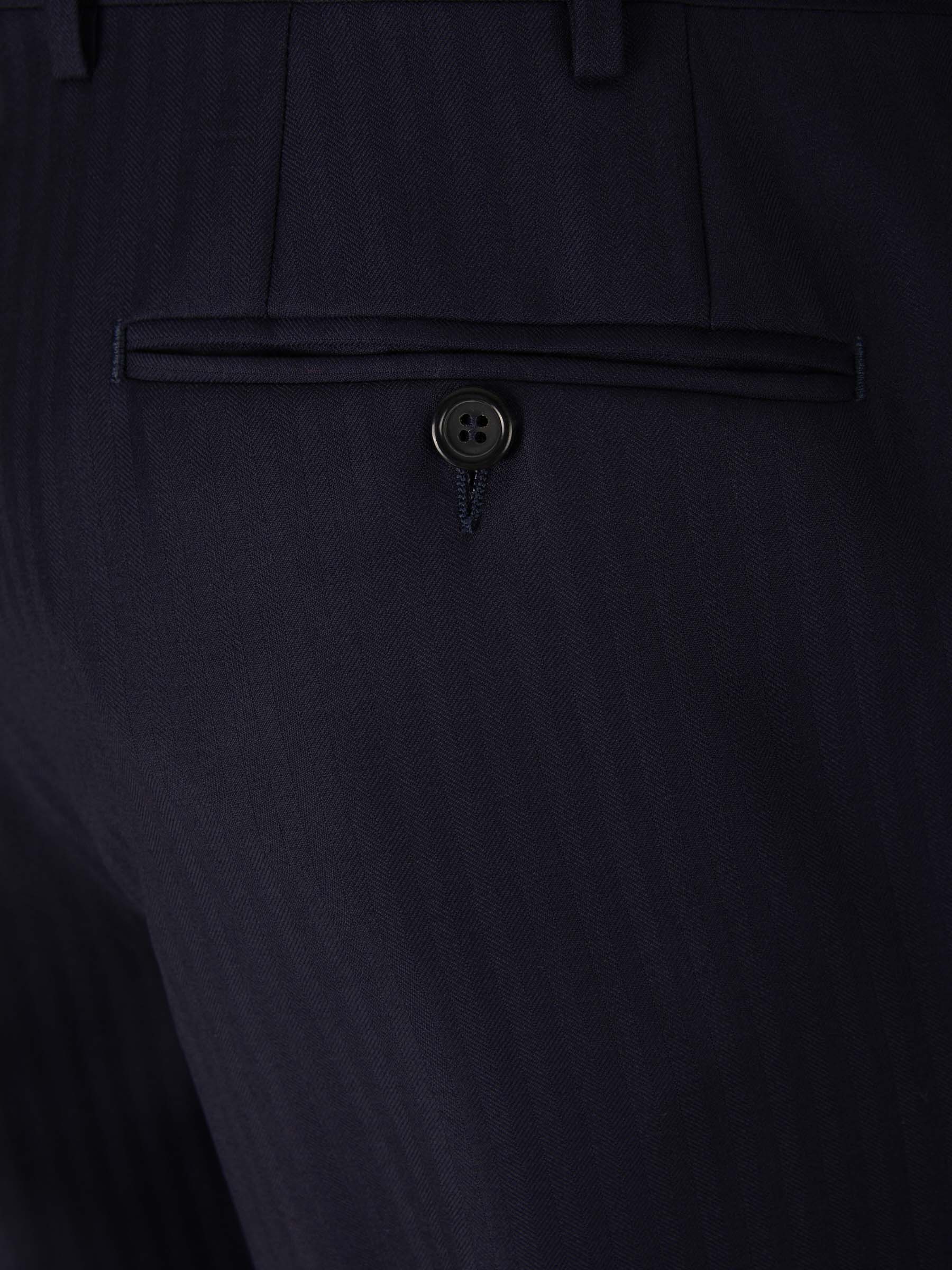 Traje Motivo Rayas Lana - Imagen 7