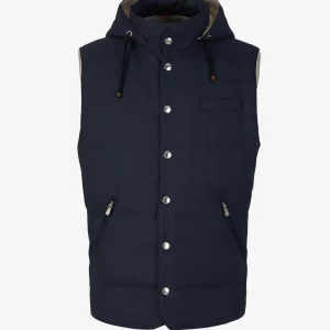 Chaleco Lana Capucha