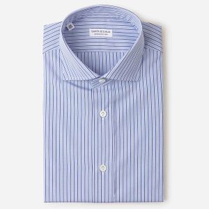 Camisa Motivo Rayas Algodón