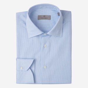 Camisa Motivo Micro Cuadros