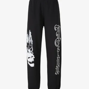 Joggers Flaming Skull