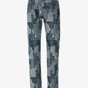 Jeans Parches Straight Fit