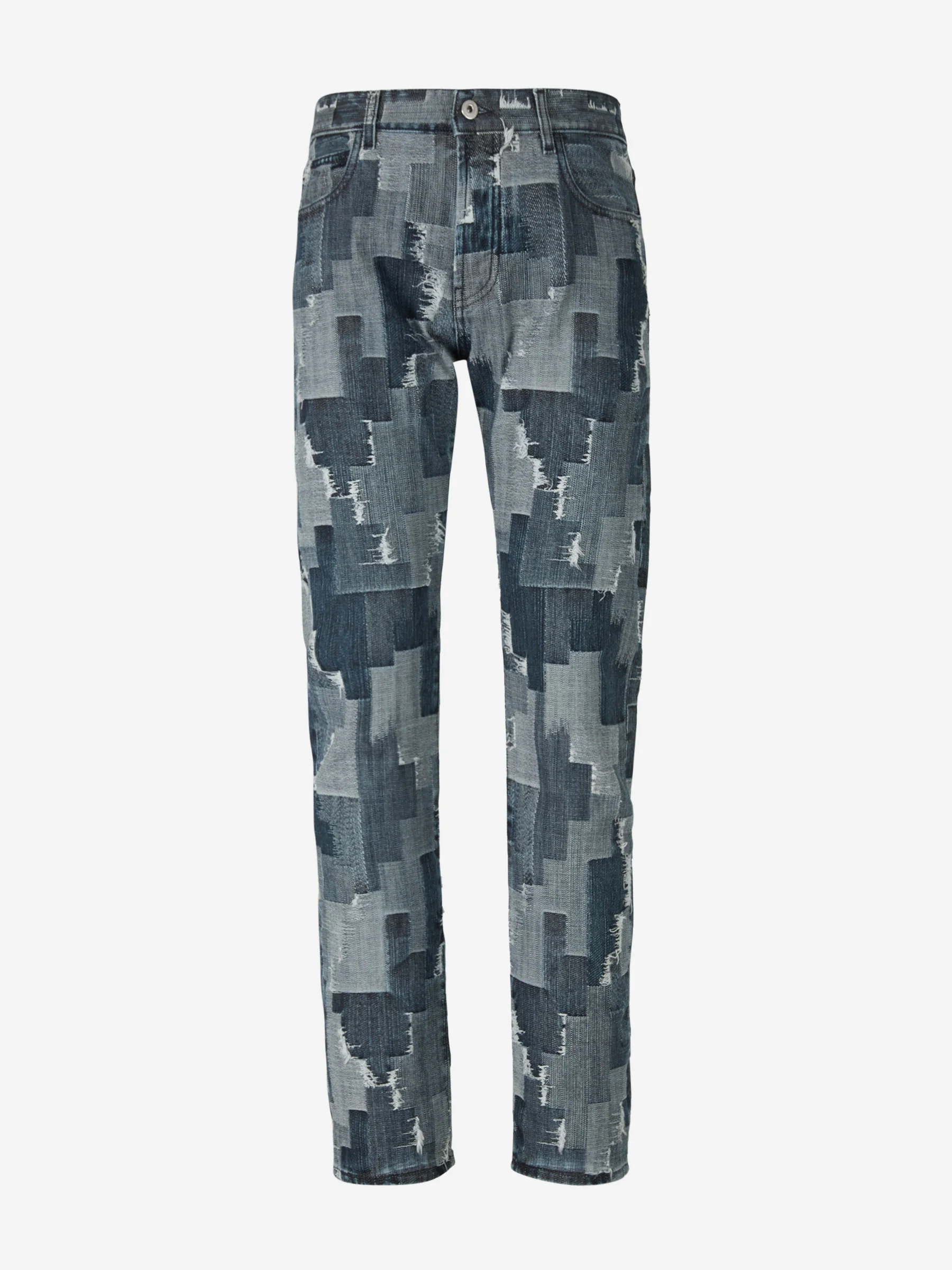 Jeans Parches Straight Fit