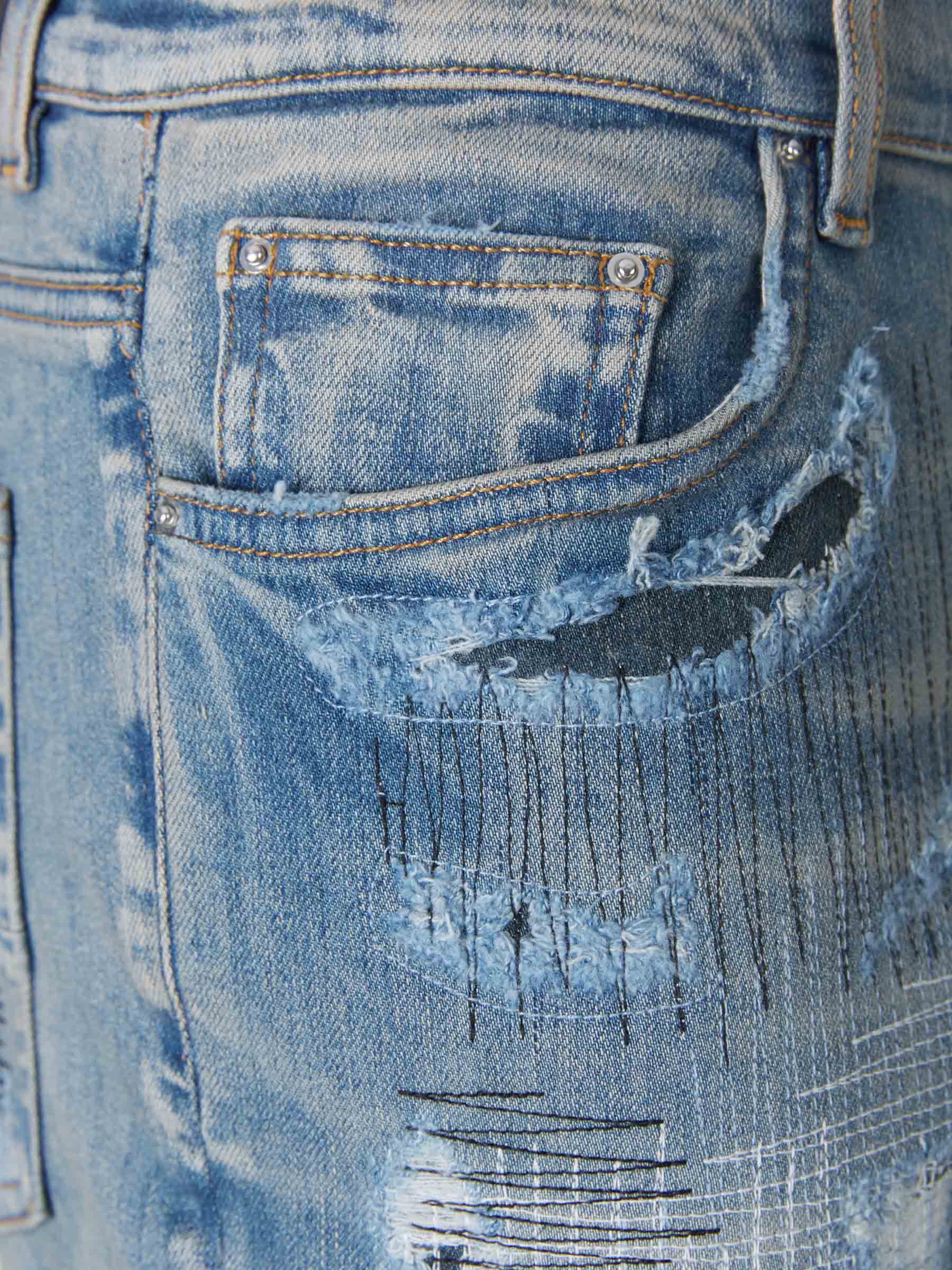 Jeans Costuras Desgarrado - Imagen 3