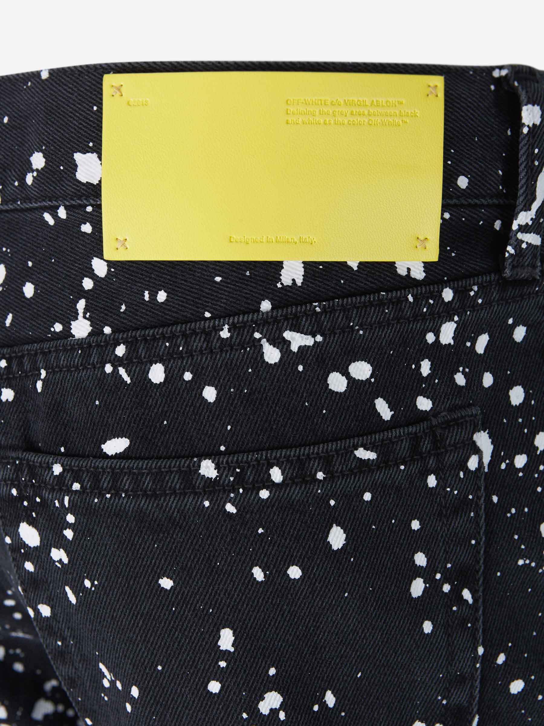 Jeans Estampado Salpicaduras - Imagen 5