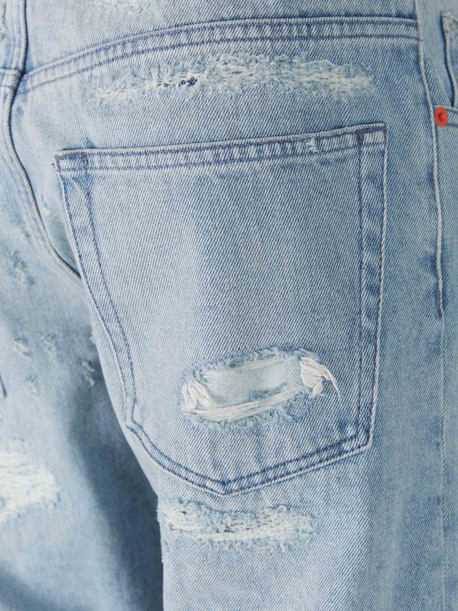 Jeans Anchos Desgarrados - Imagen 4