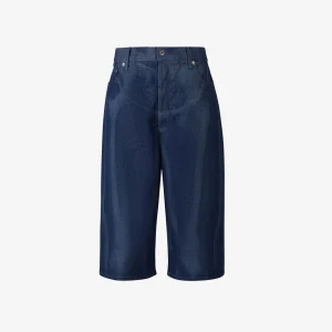 Bermudas Denim Motivo Esqueleto