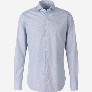 Camisa Algodón Motivo Geometrico