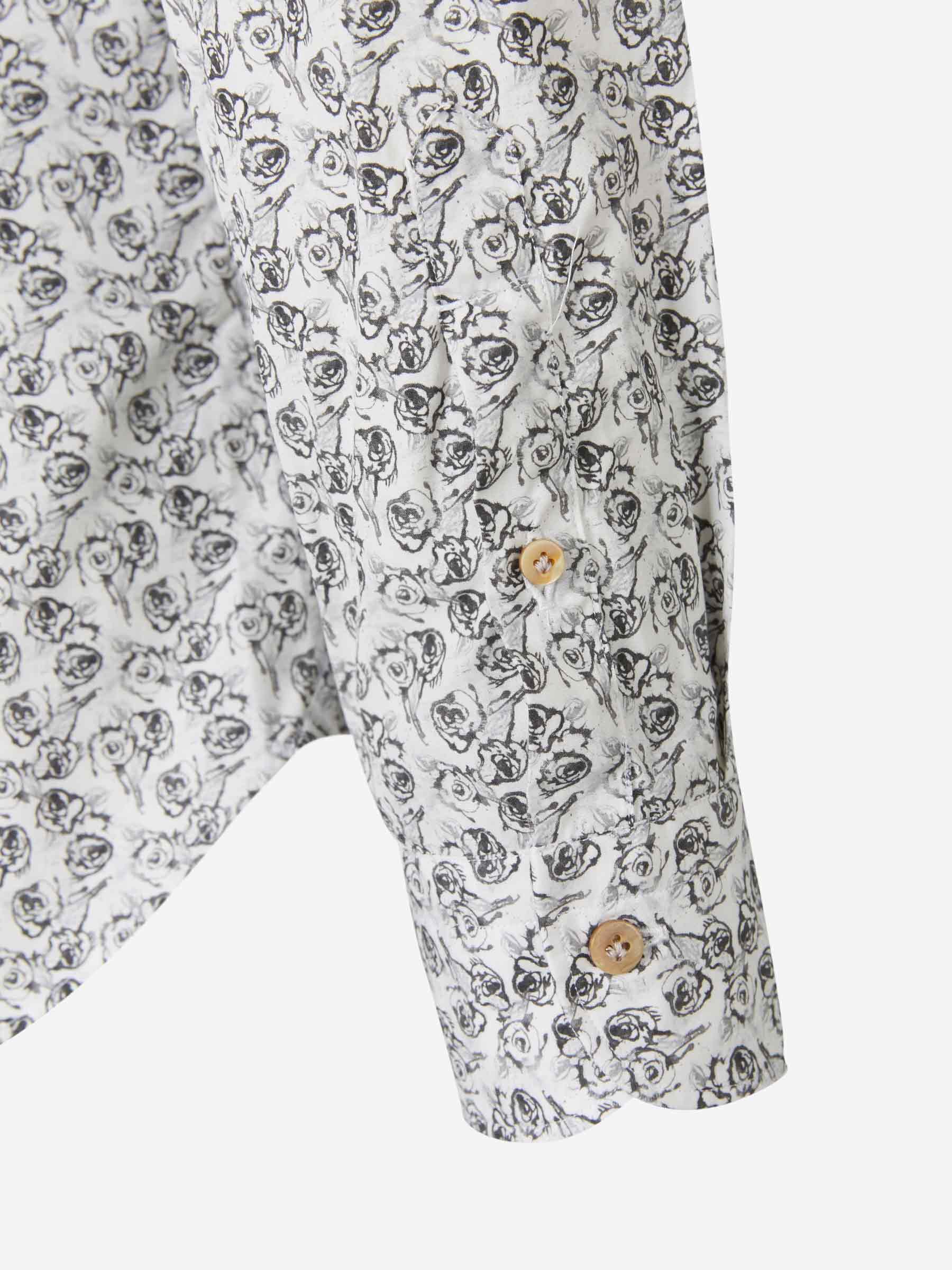 Camisa Rosas Algodón - Imagen 4