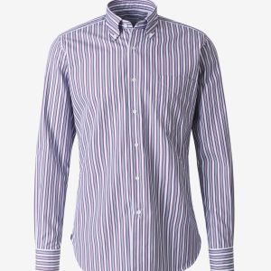 Camisa Motivo Rayas Bicolor