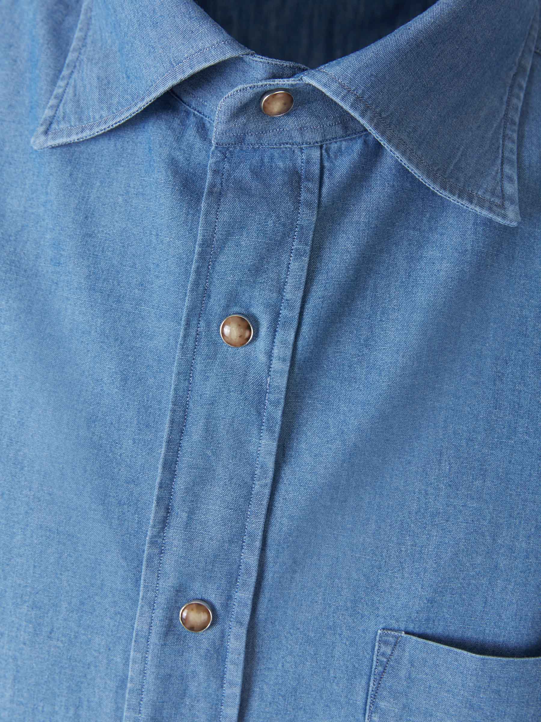 Camisa Denim Algodón - Imagen 3