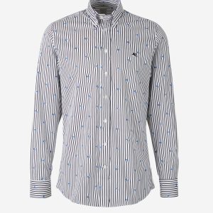 Camisa Motivo Paisley Rayas