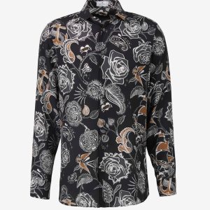 Camisa Motivo Tattoo Seda