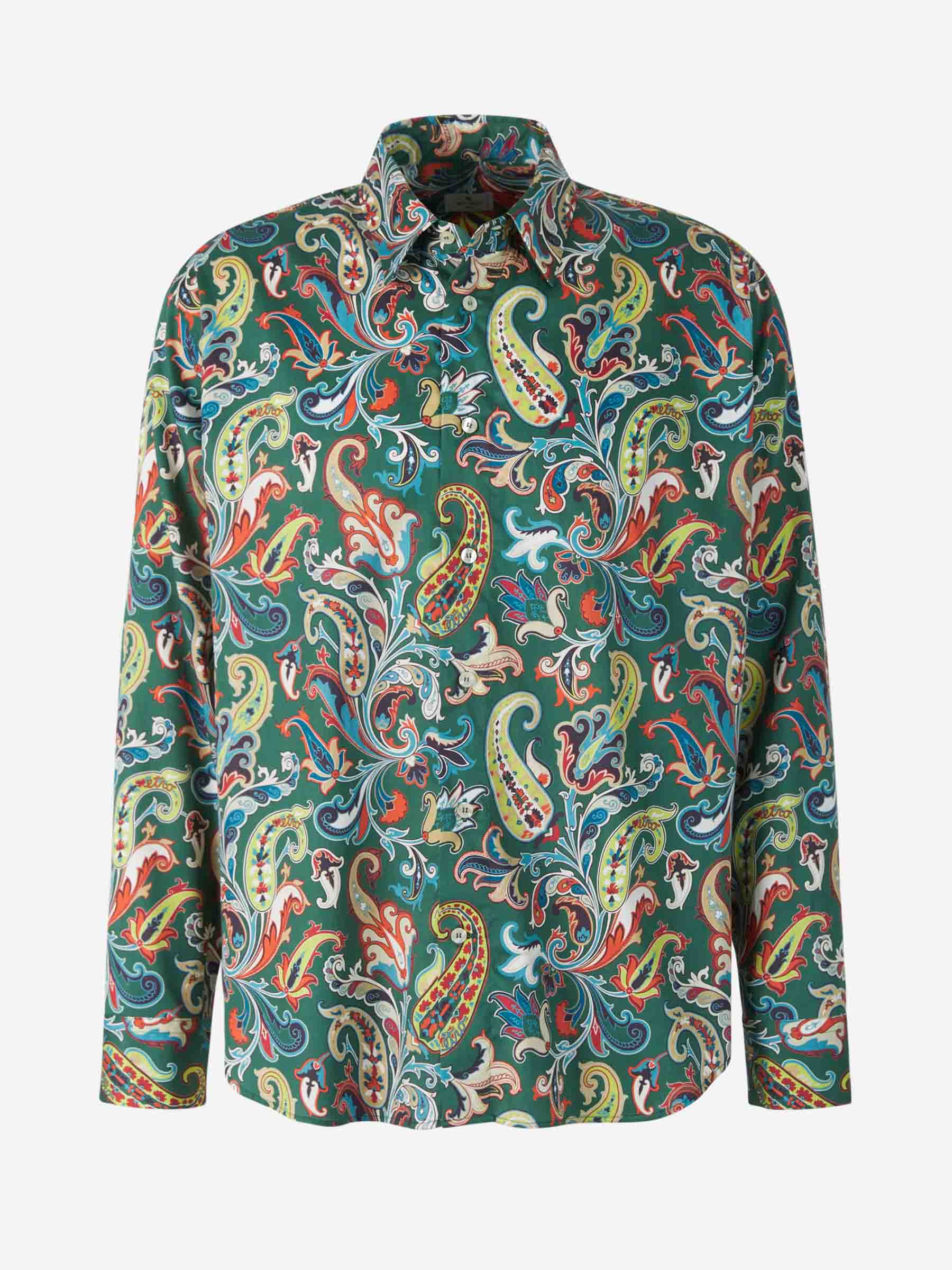 Camisa Paisley Popelina