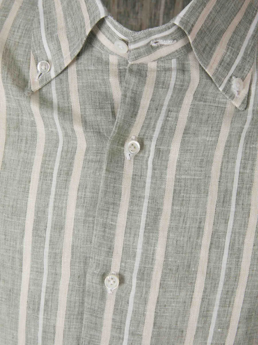 Camisa Rayas Lino - Imagen 3