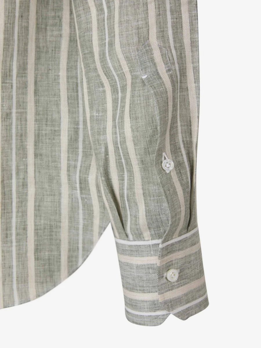 Camisa Rayas Lino - Imagen 4