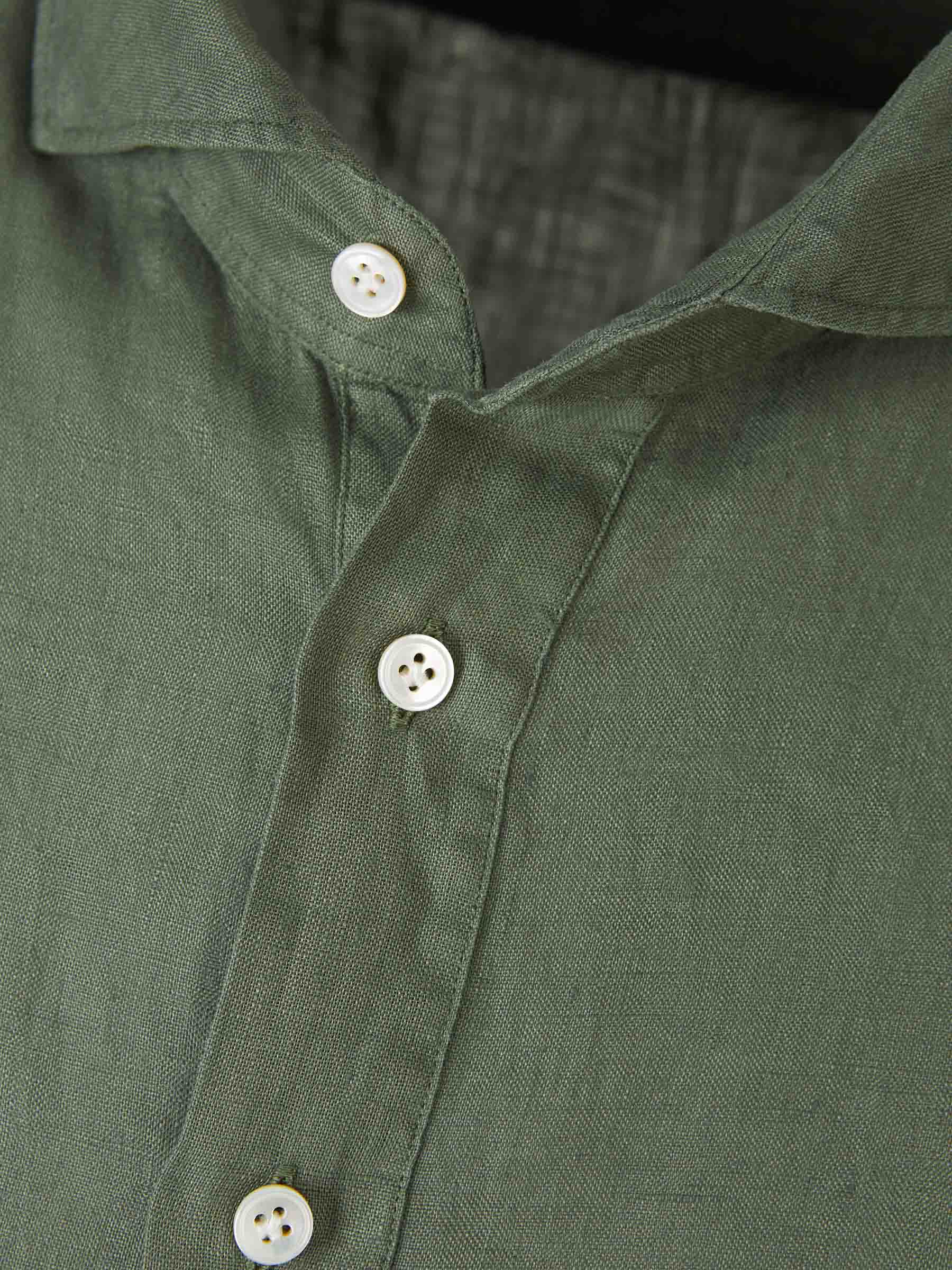 Camisa Lisa Lino - Imagen 3