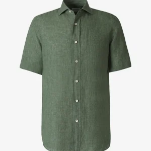 Camisa Manga Corta Lino