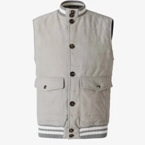 Chaleco Bolsillos Piel