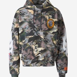 Sudadera Capucha Camo