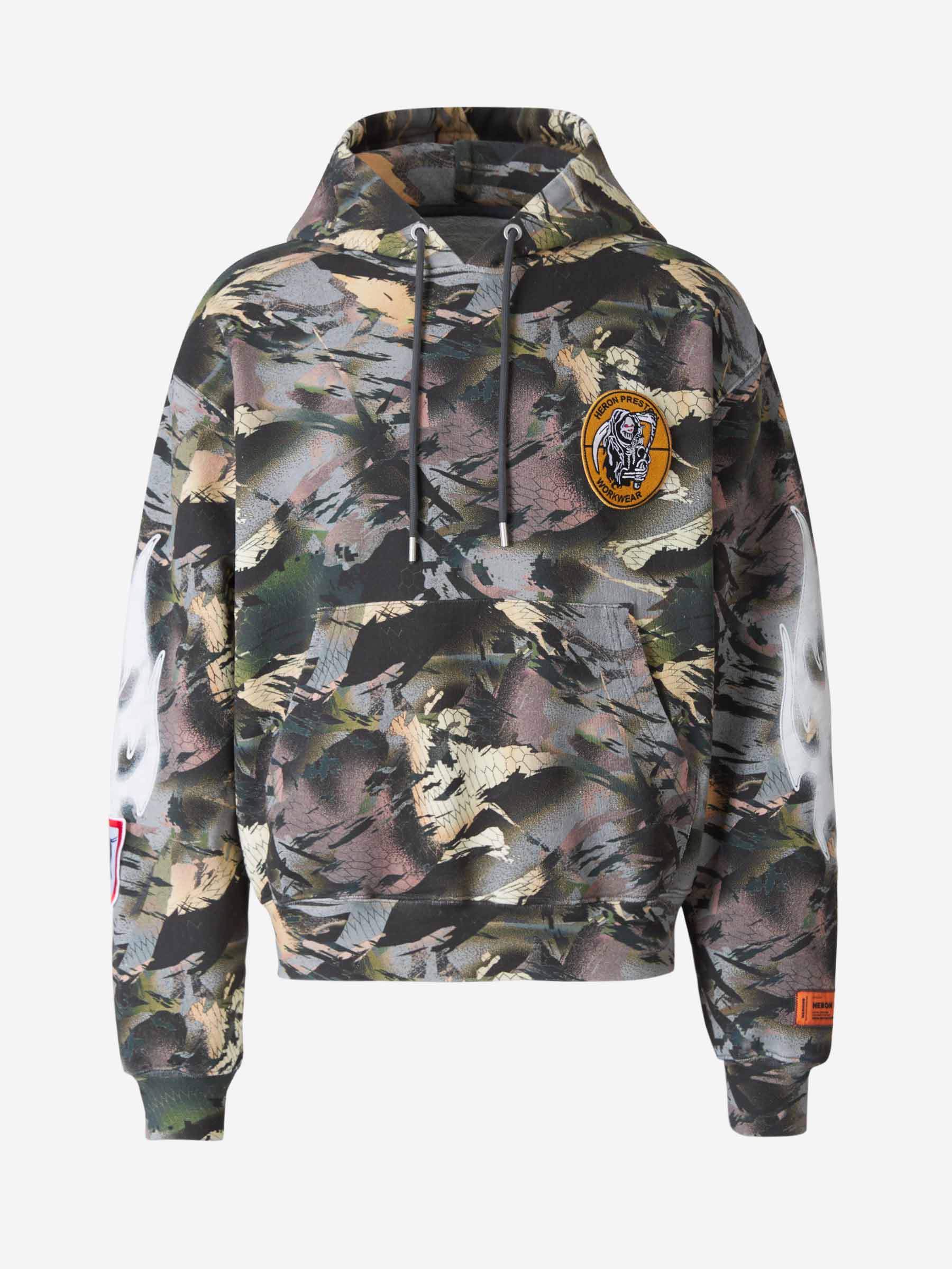 Sudadera Capucha Camo