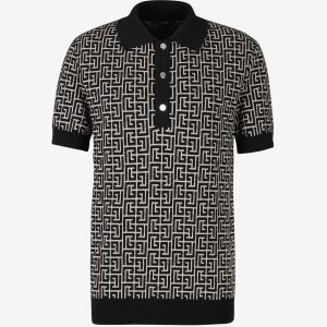 Polo Monograma Contraste