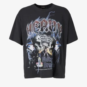 Camiseta Estampado Rock