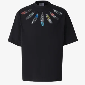 Camiseta Estampado Plumas