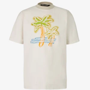 Camiseta Palmera Neón