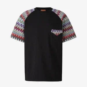 Camiseta Contraste Zig Zag