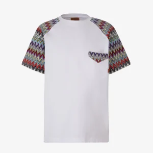 Camiseta Contraste Zig Zag