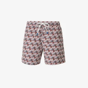 Bañador Naútico Motivo Geométrico