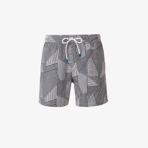 Bañador Naútico Motivo Geométrico