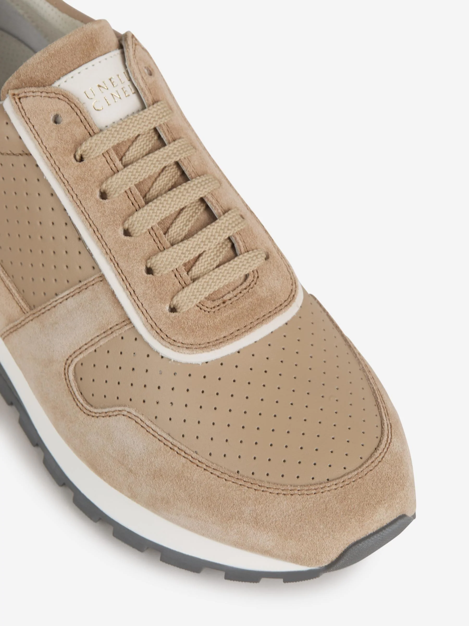 Sneakers Perforadas Piel - Imagen 4