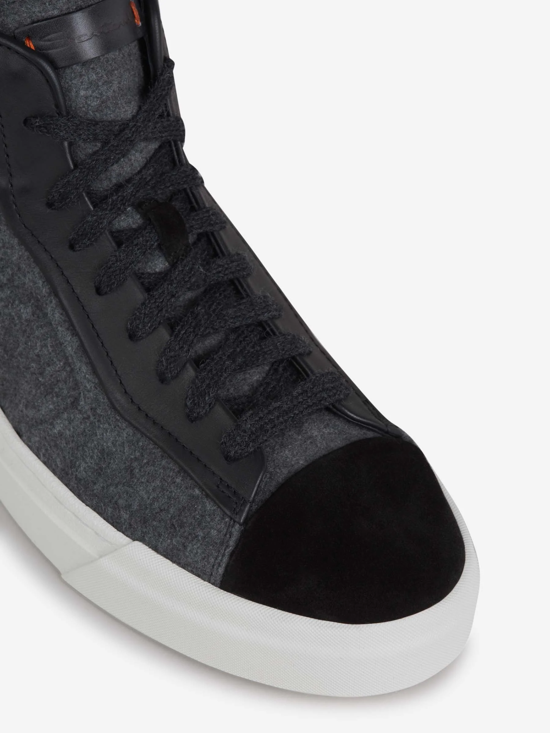 Sneakers Punto Y Piel - Imagen 4