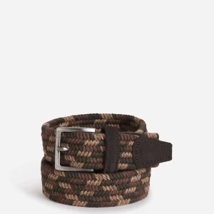 Cinturón Trenzado Detalles Ante