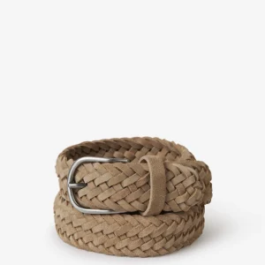 Cinturón Trenzado Ante