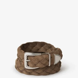 Cinturón Trenzado Ante