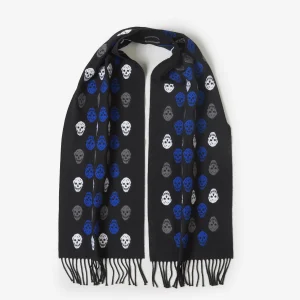 Bufanda Calaveras Lana