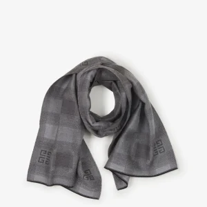 Bufanda Motivo Cuadros Lana