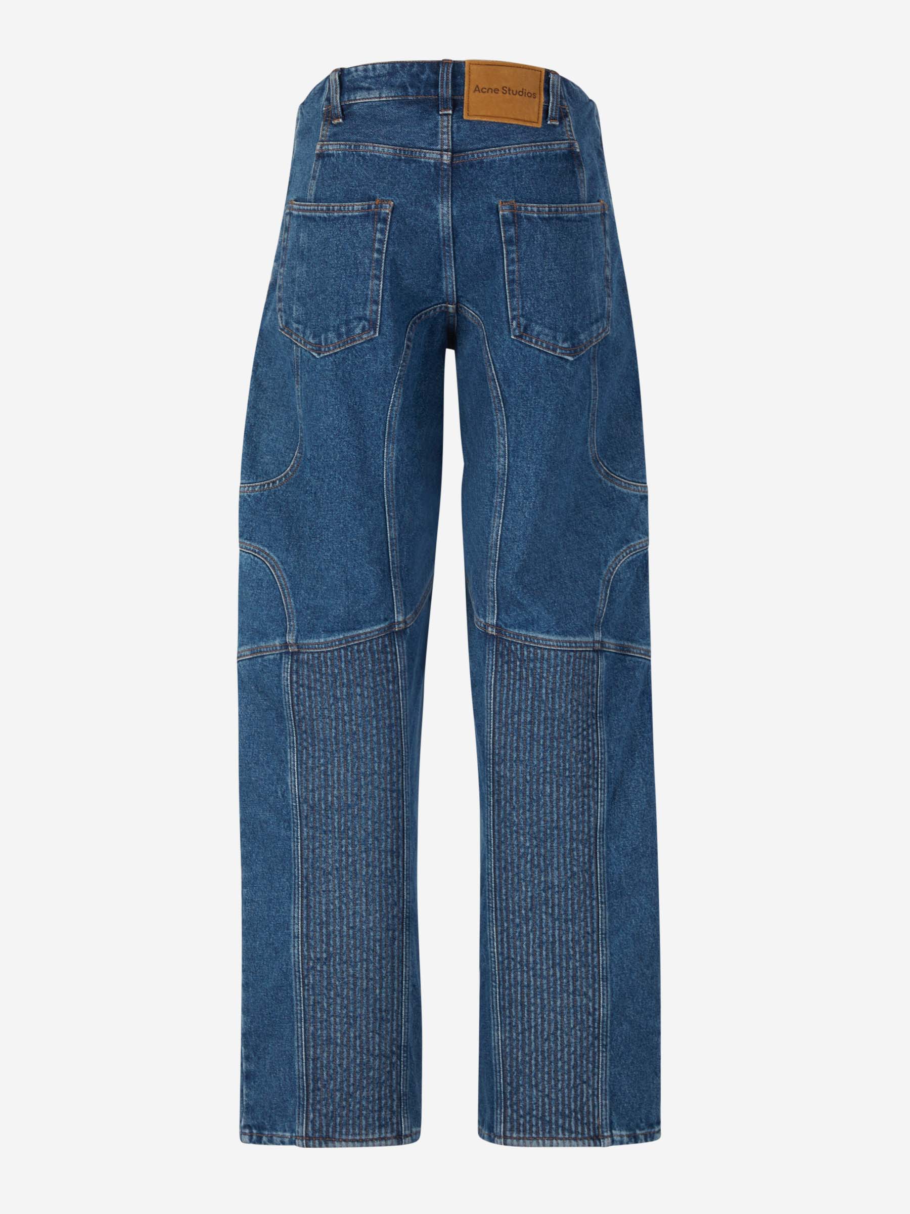 Jeans Wide Leg Biker - Imagen 3