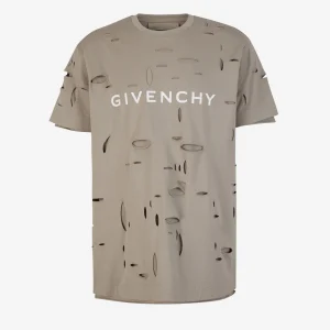 Camiseta Desgastada Algodón