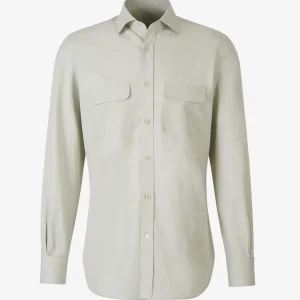 Camisa Bolsillos Algodón