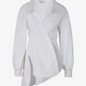 Camisa Asimétrica Popelina